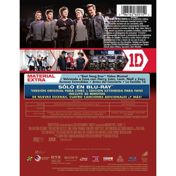 One Direction; This Is Us *Spanish w/ English brand new - Picture 2 of 2